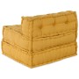 Puf modular de tela amarillo 70x70x54 de , Cojines para sillas y sofás - Ref: Foro24-4019038, Precio: 136,32 €, Descuento: %