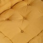 Puf modular de tela amarillo 70x70x54 de , Cojines para sillas y sofás - Ref: Foro24-4019038, Precio: 136,32 €, Descuento: %