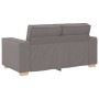 Juego de sofás con cojines 2 piezas tela gris taupe de , Sofás - Ref: Foro24-3324697, Precio: 473,65 €, Descuento: %