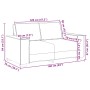 Juego de sofás con cojines 2 piezas tela gris taupe de , Sofás - Ref: Foro24-3324697, Precio: 473,65 €, Descuento: %