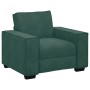 Juego de sofás con cojines 3 piezas terciopelo verde oscuro de , Sofás - Ref: Foro24-3324620, Precio: 643,33 €, Descuento: %