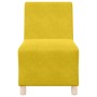Sillón de terciopelo amarillo 55 cm de , Sofás - Ref: Foro24-4108486, Precio: 120,25 €, Descuento: %