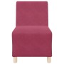 Sillón de terciopelo rojo tinto 55 cm de , Sofás - Ref: Foro24-4108484, Precio: 120,25 €, Descuento: %