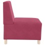 Sillón de terciopelo rojo tinto 55 cm de , Sofás - Ref: Foro24-4108484, Precio: 120,25 €, Descuento: %