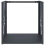 Leñero antracita 40x40x40 cm Acero laminado en frío de , Bolsas y soportes de leña - Ref: Foro24-864245, Precio: 49,84 €, Des...