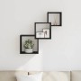Estante cubos pared madera ingeniería roble negro 68x15x68 cm de , Estantes y estanterías - Ref: Foro24-862410, Precio: 33,69...