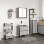 Set de muebles de baño 2 pzas madera contrachapada gris sonoma de , Muebles de baño - Ref: Foro24-3328367, Precio: 126,95 €, ...