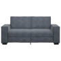 Sofá de 2 plazas de terciopelo gris oscuro 140 cm de , Sofás - Ref: Foro24-4105021, Precio: 206,49 €, Descuento: %