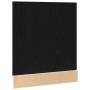 Panel para lavavajillas madera roble negro 60x1,5x67 cm de , Armarios de cocina - Ref: Foro24-863151, Precio: 30,54 €, Descue...