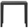 Mesa de jardín de plástico gris 79x65x72 cm de vidaXL, Mesas de jardín - Ref: Foro24-315843, Precio: 68,28 €, Descuento: %