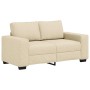 Juego de sofás con cojines 2 piezas tela crema de , Sofás - Ref: Foro24-3324738, Precio: 472,73 €, Descuento: %