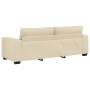 Juego de sofás con cojines 2 piezas tela crema de , Sofás - Ref: Foro24-3324738, Precio: 472,73 €, Descuento: %