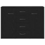 Aparador de madera de roble negro 88x30x64 cm de , Aparadores - Ref: Foro24-862446, Precio: 121,65 €, Descuento: %