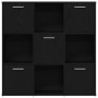 Librería de roble negro 90x28x90 cm Madera de ingeniería de , Librerías y estanterías - Ref: Foro24-862503, Precio: 109,09 €,...