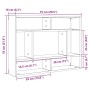Estante de pared Artisan Roble 75x16x55 cm Madera de ingeniería de , Estantes y estanterías - Ref: Foro24-862046, Precio: 40,...