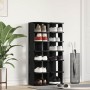 Zapateros 2 uds roble negro 25x27x102 cm madera de ingeniería de , Zapateros y organizadores de calzado - Ref: Foro24-862067,...