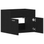 Mueble de baño para lavabo de roble negro 60x38,5x46 cm de , Muebles de baño - Ref: Foro24-862025, Precio: 49,20 €, Descuento: %