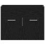 Mueble de baño para lavabo de roble negro 60x38,5x46 cm de , Muebles de baño - Ref: Foro24-862025, Precio: 49,20 €, Descuento: %