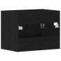 Mueble de baño para lavabo de roble negro 60x38,5x46 cm de , Muebles de baño - Ref: Foro24-862025, Precio: 49,20 €, Descuento: %