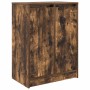 Zapatero roble ahumado 57x34x76 cm Madera de ingeniería de , Zapateros y organizadores de calzado - Ref: Foro24-861872, Preci...