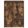 Zapatero roble ahumado 57x34x76 cm Madera de ingeniería de , Zapateros y organizadores de calzado - Ref: Foro24-861872, Preci...