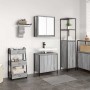 Set de muebles de baño 2 pzas madera contrachapada gris sonoma de , Muebles de baño - Ref: Foro24-3328392, Precio: 120,03 €, ...