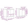 Set de muebles de baño 2 pzas madera contrachapada gris sonoma de , Muebles de baño - Ref: Foro24-3328392, Precio: 120,03 €, ...