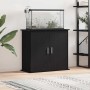 Soporte para acuario de madera de roble negro 81x36x73 cm de , Soportes para acuarios - Ref: Foro24-862155, Precio: 92,64 €, ...