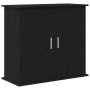 Soporte para acuario de madera de roble negro 81x36x73 cm de , Soportes para acuarios - Ref: Foro24-862155, Precio: 92,64 €, ...