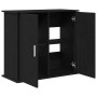 Soporte para acuario de madera de roble negro 81x36x73 cm de , Soportes para acuarios - Ref: Foro24-862155, Precio: 92,64 €, ...