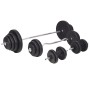 Banco ejercicios con soporte pesas, pesas y mancuernas 120 kg de , Máquinas de levantamiento de pesas - Ref: Foro24-275375, P...