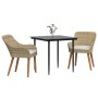Conjunto de Comedor de Jardín 3 pcs Beige ratán sintético en Mesas de jardín | Comprar online en Foru.es