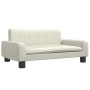 Sofá para niños de cuero sintético crema 70x45x30 cm de , Mobiliario para bebés y niños pequeños - Ref: Foro24-3196275, Preci...