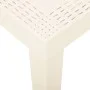 Mesa de jardín de plástico blanca 79x65x72 cm de vidaXL, Mesas de jardín - Ref: Foro24-315844, Precio: 64,54 €, Descuento: %