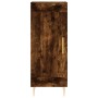 Aparador de madera contrachapada roble ahumado 34,5x34x180 cm de , Aparadores - Ref: Foro24-3190074, Precio: 88,17 €, Descuen...