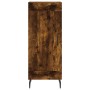 Aparador de madera contrachapada roble ahumado 34,5x34x180 cm de , Aparadores - Ref: Foro24-3190106, Precio: 90,31 €, Descuen...