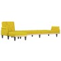 Sofá cama en forma de L terciopelo amarillo 271x140x70 cm de , Sofás - Ref: Foro24-3157280, Precio: 399,97 €, Descuento: %