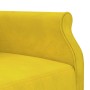 Sofá cama en forma de L terciopelo amarillo 271x140x70 cm de , Sofás - Ref: Foro24-3157280, Precio: 399,97 €, Descuento: %