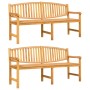 Juego de comedor para jardín 3 pzas madera maciza de teca de , Conjuntos de jardín - Ref: Foro24-3157946, Precio: 963,24 €, D...