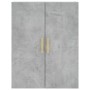 Aparador alto madera contrachapada gris hormigón 69,5x34x180 cm de , Aparadores - Ref: Foro24-3195951, Precio: 165,10 €, Desc...
