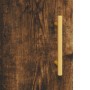 Aparador de madera contrachapada roble ahumado 34,5x34x180 cm de , Aparadores - Ref: Foro24-3198974, Precio: 87,82 €, Descuen...