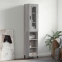 Aparador alto madera contrachapada gris Sonoma 34,5x34x180 cm de , Aparadores - Ref: Foro24-3199367, Precio: 97,53 €, Descuen...