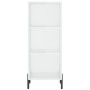 Aparador alto madera contrachapada blanco brillo 34,5x34x180 cm de , Aparadores - Ref: Foro24-3199371, Precio: 105,00 €, Desc...