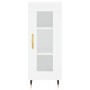 Aparador alto madera contrachapada blanco 34,5x34x180 cm de , Aparadores - Ref: Foro24-3199409, Precio: 101,29 €, Descuento: %