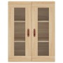 Aparador alto madera contrachapada color roble 69,5x34x180 cm de , Aparadores - Ref: Foro24-3198444, Precio: 168,17 €, Descue...