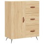 Aparador alto madera contrachapada color roble 69,5x34x180 cm de , Aparadores - Ref: Foro24-3198444, Precio: 168,17 €, Descue...