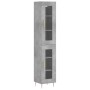 Aparador de madera contrachapada gris hormigón 34,5x34x180 cm de , Aparadores - Ref: Foro24-3199421, Precio: 99,43 €, Descuen...