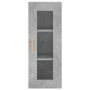 Aparador de madera contrachapada gris hormigón 34,5x34x180 cm de , Aparadores - Ref: Foro24-3199421, Precio: 99,43 €, Descuen...