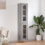 Aparador alto madera contrachapada gris Sonoma 34,5x34x180 cm de , Aparadores - Ref: Foro24-3199423, Precio: 102,68 €, Descue...
