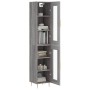 Aparador alto madera contrachapada gris Sonoma 34,5x34x180 cm de , Aparadores - Ref: Foro24-3199423, Precio: 102,68 €, Descue...